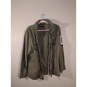 Cavi Army Green Jacket with  Accents - Size Large